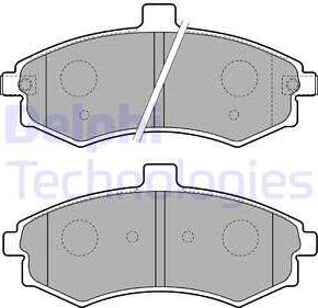 Delphi LP1788 - Set placute frana,frana disc www.parts5.com