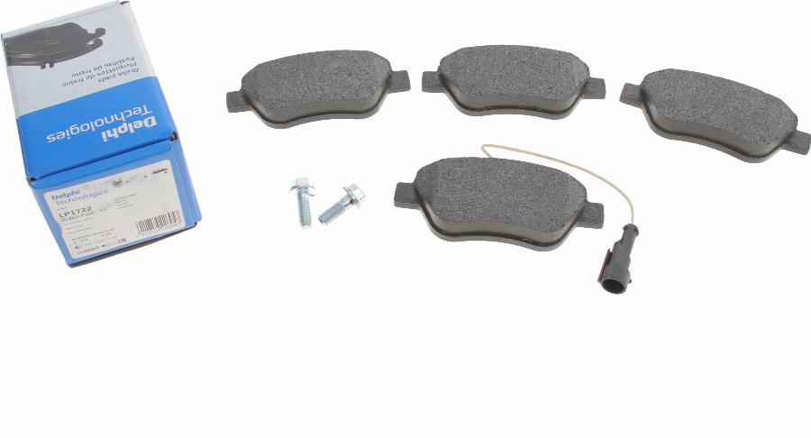 Delphi LP1722 - Brake Pad Set, disc brake www.parts5.com