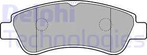 Delphi LP1727 - Brake Pad Set, disc brake www.parts5.com