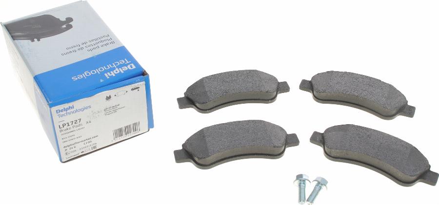 Delphi LP1727 - Brake Pad Set, disc brake parts5.com