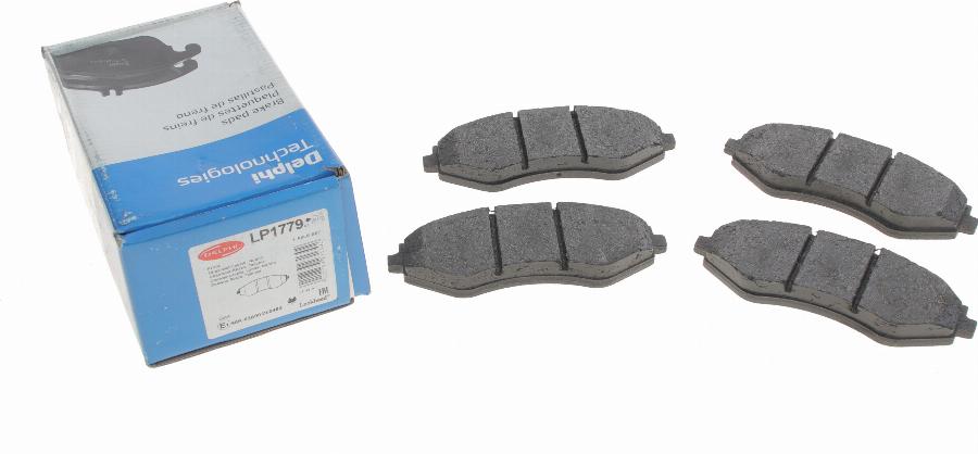 Delphi LP1779 - Brake Pad Set, disc brake www.parts5.com