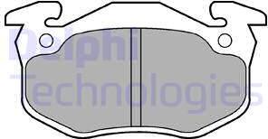 Delphi LP852 - Brake Pad Set, disc brake www.parts5.com