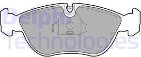 Delphi LP839 - Brake Pad Set, disc brake parts5.com