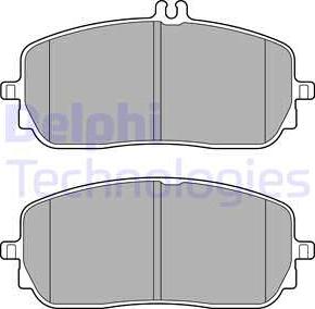 Delphi LP3437 - Σετ τακάκια, δισκόφρενα www.parts5.com