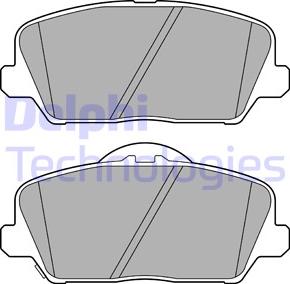 Delphi LP3591 - Set placute frana,frana disc www.parts5.com