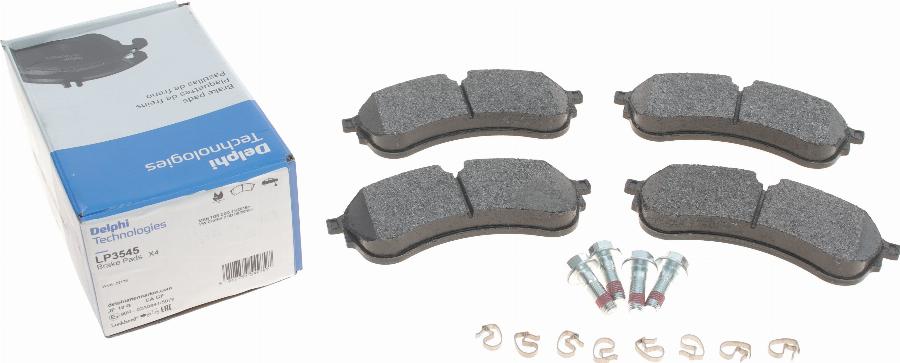 Delphi LP3545 - Brake Pad Set, disc brake www.parts5.com