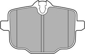 Delphi LP3579 - Brake Pad Set, disc brake parts5.com