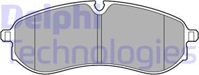 Delphi LP3641 - Brake Pad Set, disc brake www.parts5.com