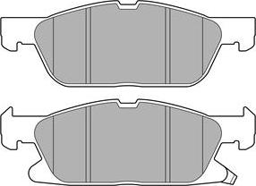 Delphi LP3643 - Kit de plaquettes de frein, frein à disque www.parts5.com