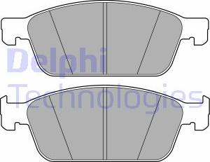 Delphi LP3666 - Brake Pad Set, disc brake www.parts5.com