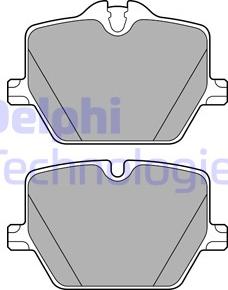 Delphi LP3604 - Brake Pad Set, disc brake www.parts5.com