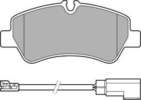 Delphi LP3619 - Brake Pad Set, disc brake www.parts5.com