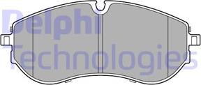 Delphi LP3610 - Brake Pad Set, disc brake www.parts5.com