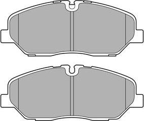 Delphi LP3683 - Brake Pad Set, disc brake www.parts5.com