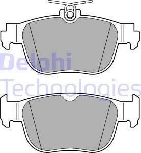 Delphi LP3674 - Brake Pad Set, disc brake www.parts5.com