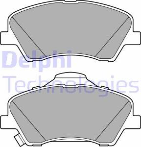 Delphi LP3678 - Fren balata seti, diskli fren www.parts5.com