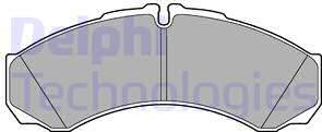 Delphi LP3190 - Set placute frana,frana disc www.parts5.com