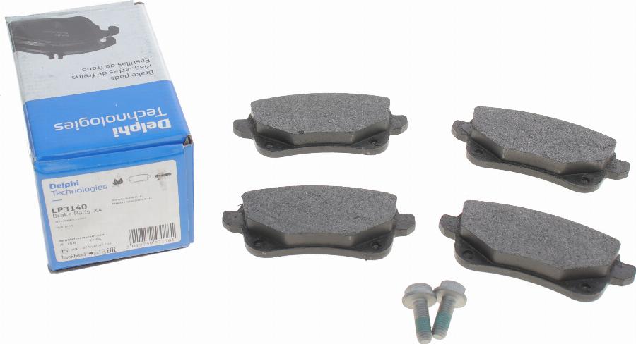 Delphi LP3140 - Brake Pad Set, disc brake www.parts5.com