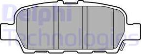 Delphi LP3158 - Brake Pad Set, disc brake www.parts5.com