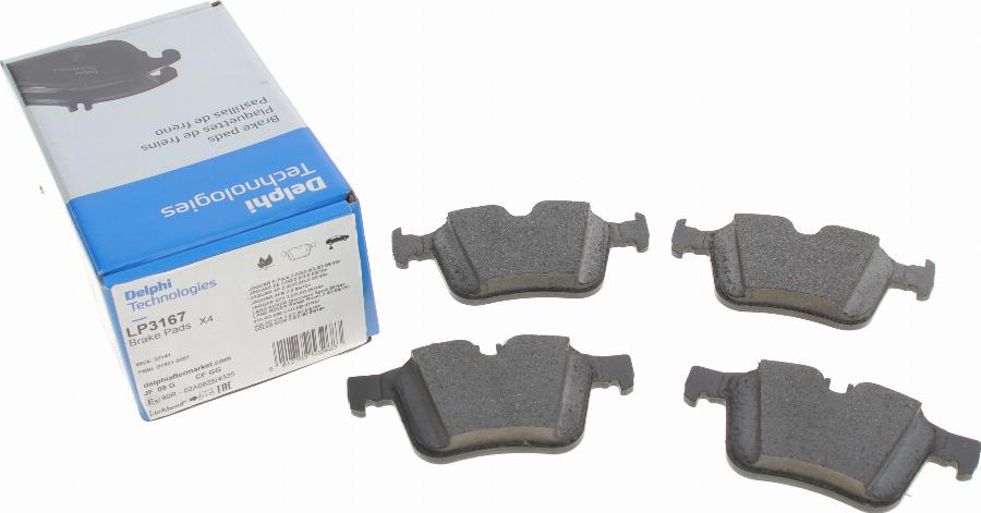 Delphi LP3167 - Set placute frana,frana disc www.parts5.com