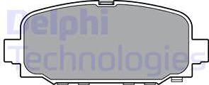 Delphi LP3398 - Brake Pad Set, disc brake www.parts5.com