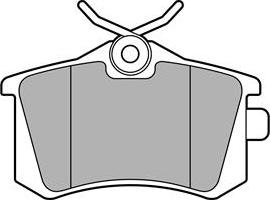 Delphi LP3346 - Brake Pad Set, disc brake www.parts5.com