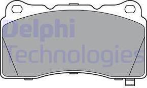 Delphi LP3362 - Σετ τακάκια, δισκόφρενα www.parts5.com