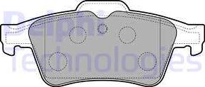 Delphi LP3303 - Brake Pad Set, disc brake www.parts5.com