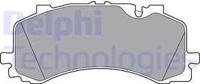 Delphi LP3307 - Brake Pad Set, disc brake www.parts5.com