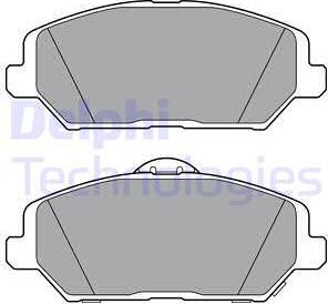 Delphi LP3385 - Brake Pad Set, disc brake www.parts5.com