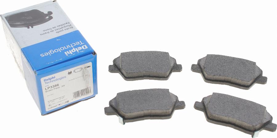 Delphi LP3386 - Brake Pad Set, disc brake www.parts5.com