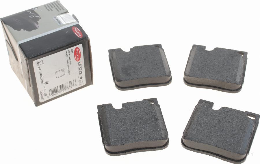 Delphi LP3249 - Brake Pad Set, disc brake parts5.com