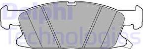 Delphi LP3241 - Brake Pad Set, disc brake www.parts5.com