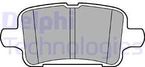 Delphi LP3218 - Brake Pad Set, disc brake www.parts5.com