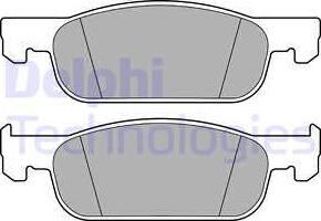 Delphi LP3286 - Brake Pad Set, disc brake www.parts5.com