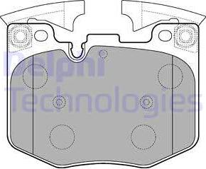 Delphi LP3235 - Piduriklotsi komplekt,ketaspidur parts5.com