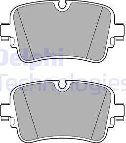 Delphi LP3274 - Brake Pad Set, disc brake www.parts5.com