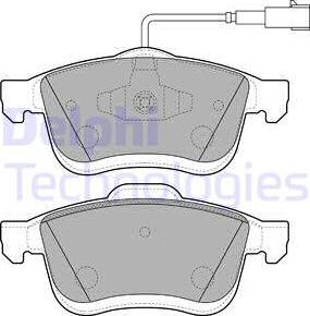 Delphi LP3270 - Set placute frana,frana disc www.parts5.com