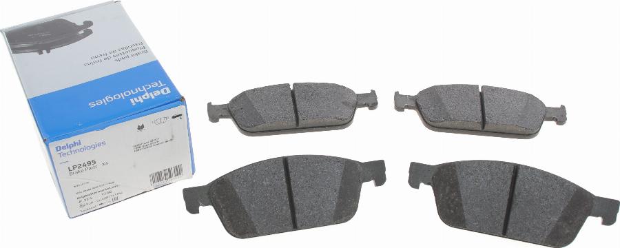 Delphi LP2495 - Brake Pad Set, disc brake www.parts5.com