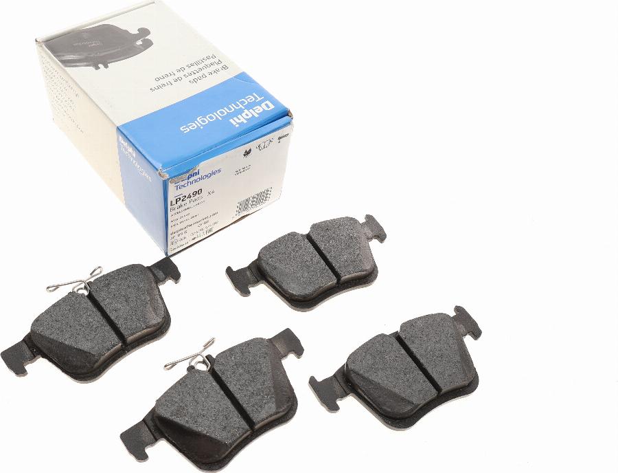 Delphi LP2490 - Brake Pad Set, disc brake parts5.com