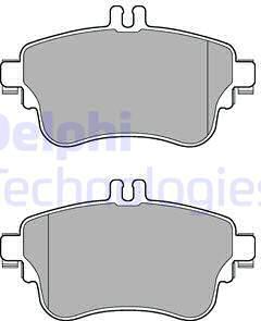 Delphi LP2442 - Fékbetétkészlet, tárcsafék www.parts5.com