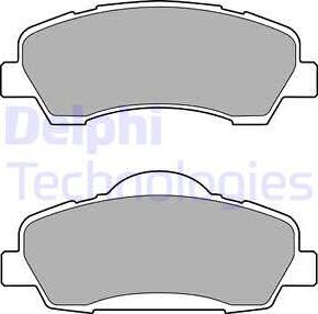 Delphi LP2485 - Brake Pad Set, disc brake www.parts5.com