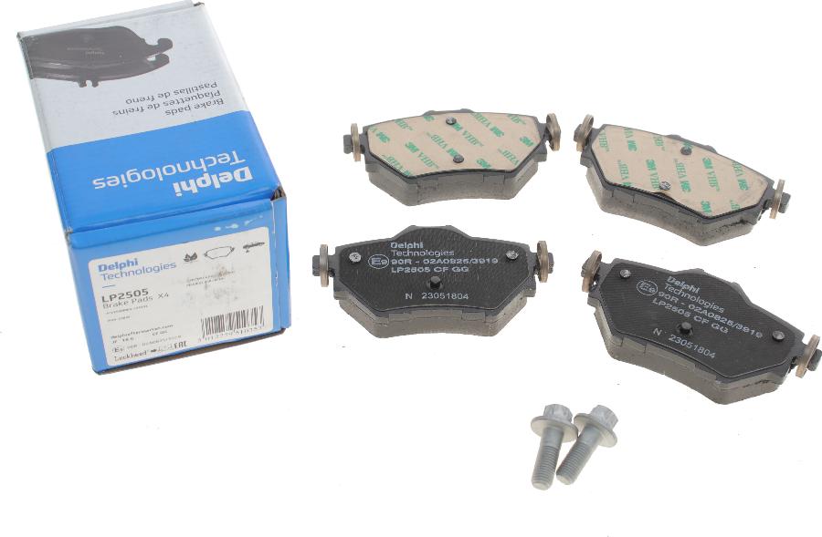 Delphi LP2505 - Brake Pad Set, disc brake www.parts5.com