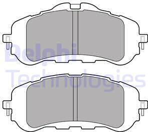 Delphi LP2506 - Brake Pad Set, disc brake www.parts5.com