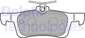 Delphi LP2503 - Brake Pad Set, disc brake www.parts5.com