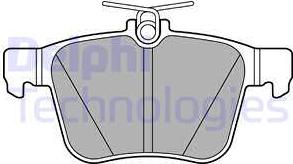 Delphi LP2697 - Brake Pad Set, disc brake parts5.com