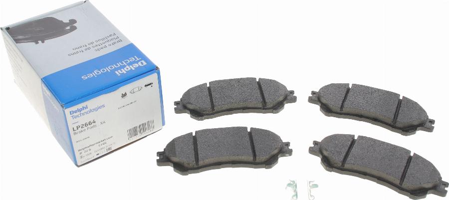 Delphi LP2664 - Brake Pad Set, disc brake www.parts5.com