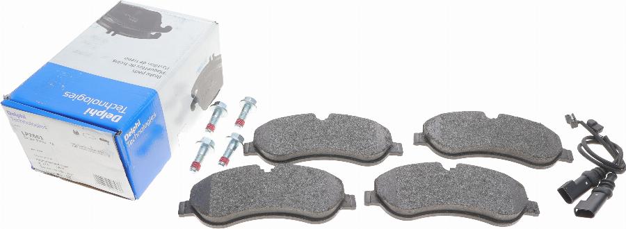 Delphi LP2661 - Brake Pad Set, disc brake www.parts5.com