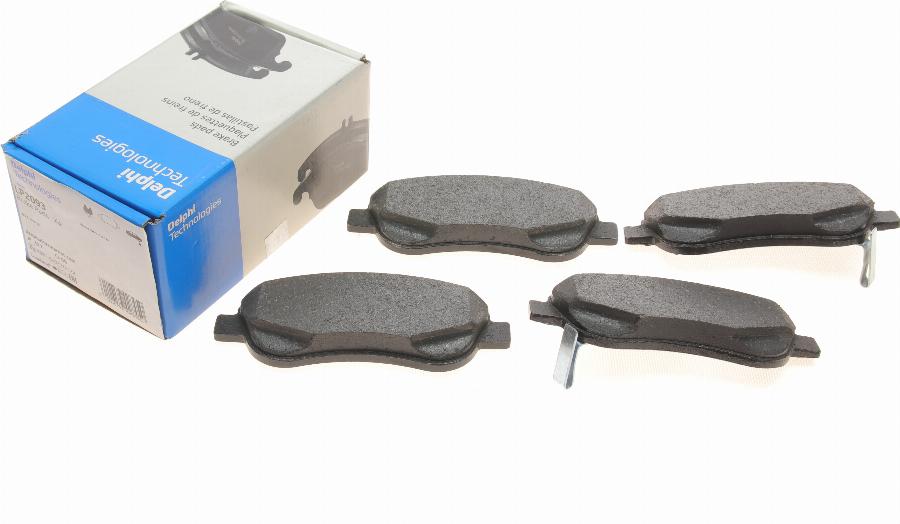 Delphi LP2093 - Brake Pad Set, disc brake www.parts5.com