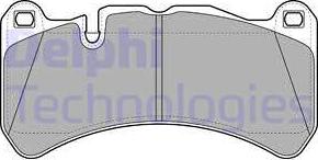 Delphi LP2053 - Σετ τακάκια, δισκόφρενα www.parts5.com